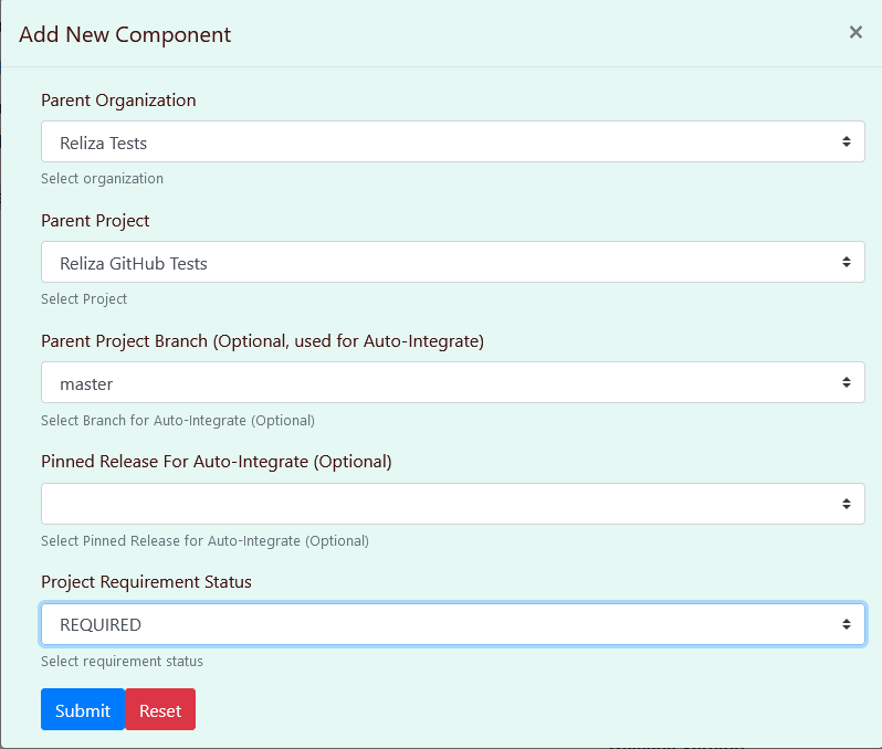 Add New Component for Auto-Integrate